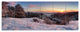 Slovakia Panorama at Winter, Landscape Canvas Art Print, 70"x28", 6 Panels