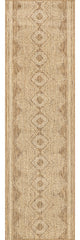 Nuloom Ranya Tribal Indoor/Outdoor Contemporary Area Rug, Light Brown 2'X8'