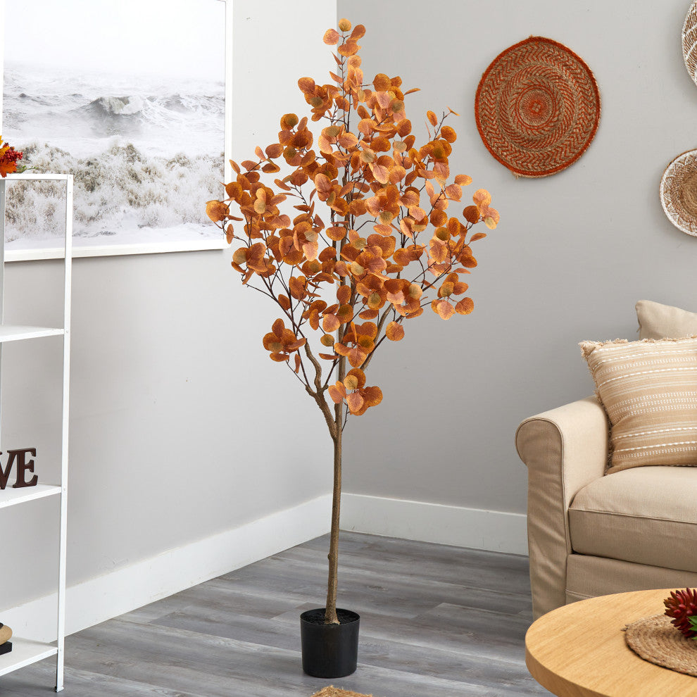 Lifestyle image showing the tree in a real room environment, with full product visible.