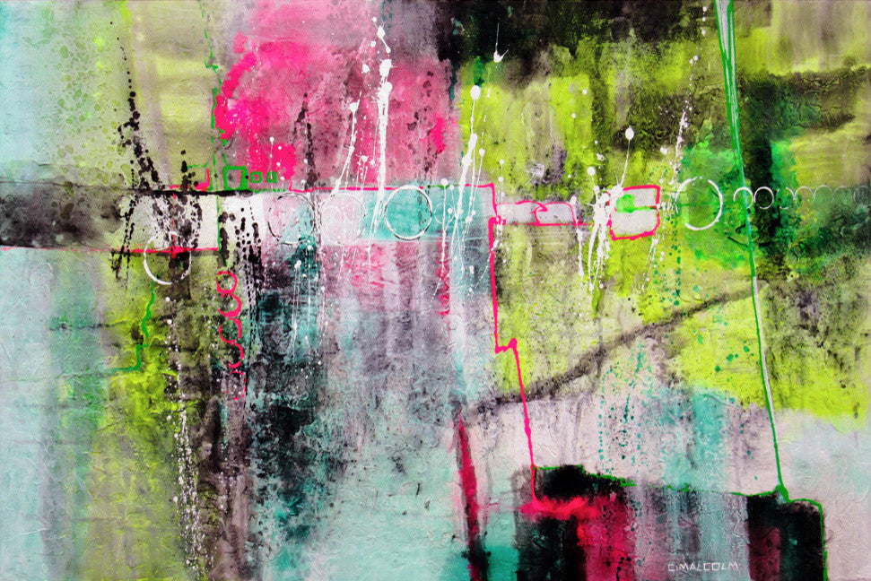 "Colorscape 05417" Museum Mounted Canvas Print, 36"x24"