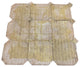 Contemporary Zellige Tile, Hunter Green With White, 8-Panels 12x12"