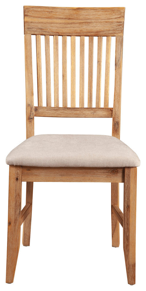 Aspen Set of 2 Side Chair, Antique Natural