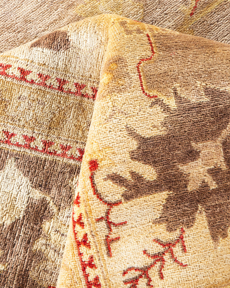 ECLECTIC, Hand Knotted Area Rug 11' 10" X 9' 2"