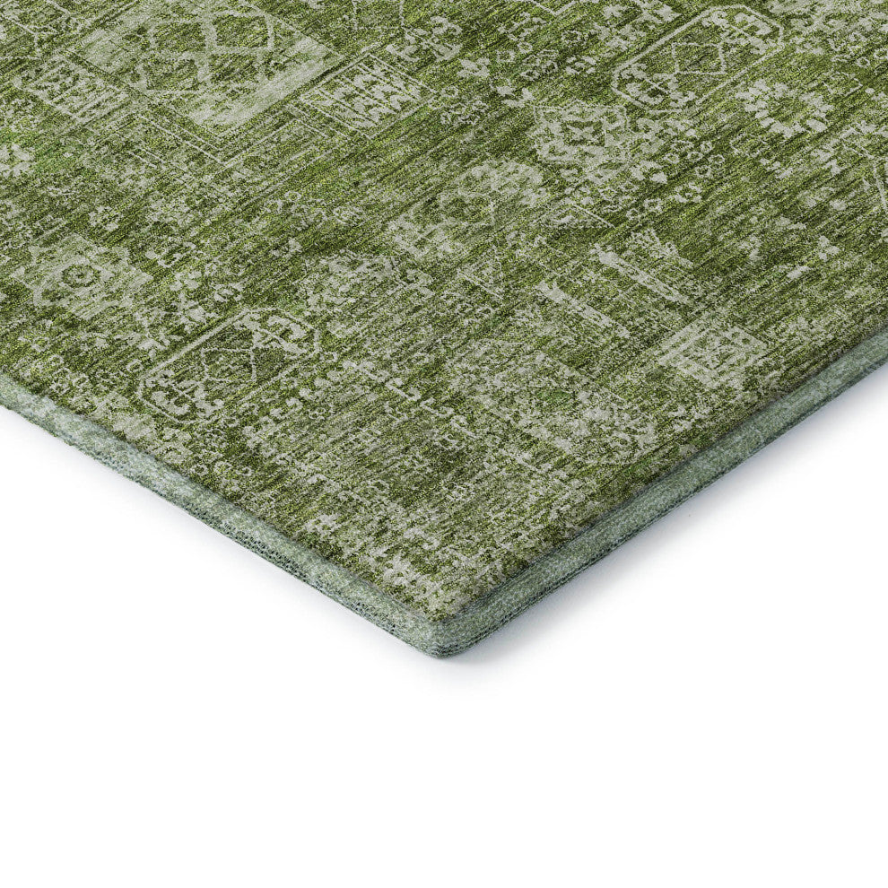 Premium Machine Washable Mayfield AMF637 Aloe 5' x 7'6" Rug