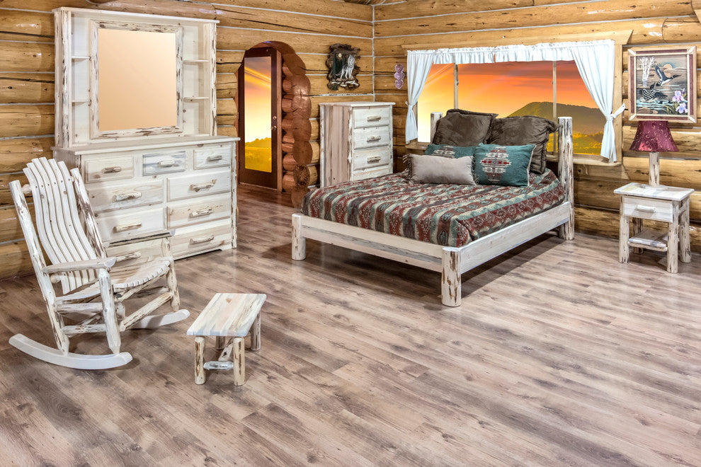 Montana Collection Platform Bed, Ready to Finish, Queen