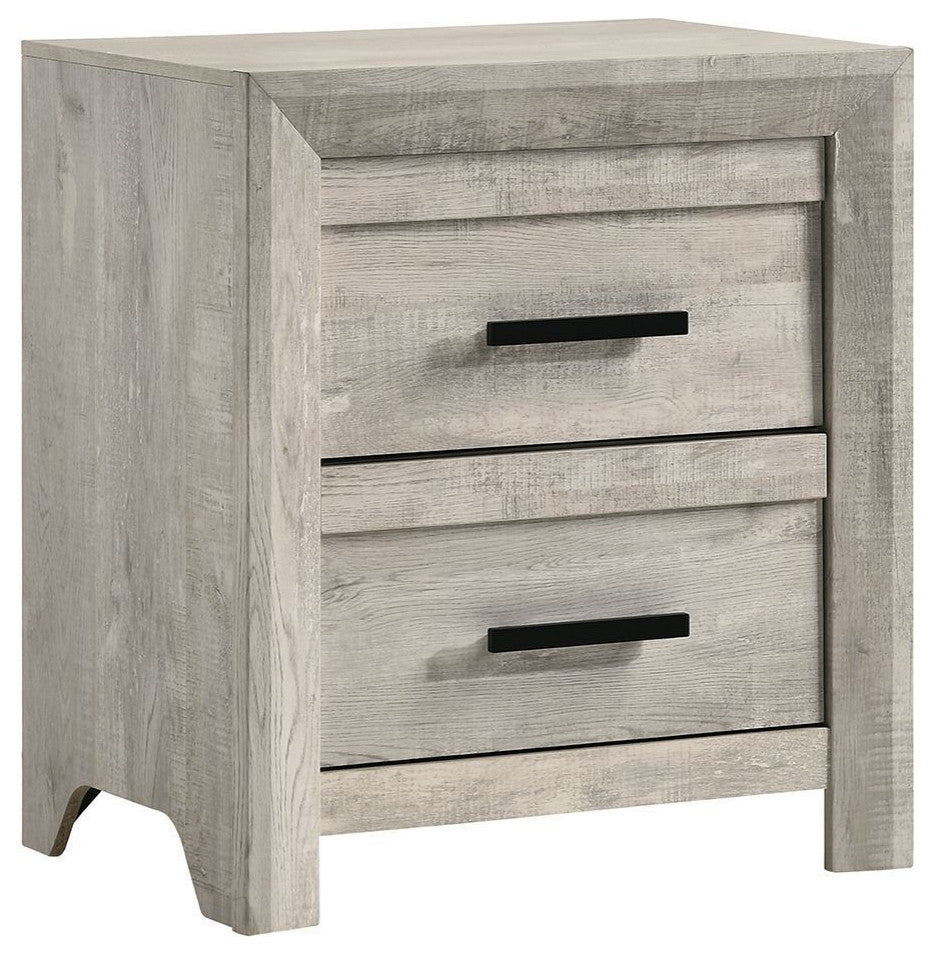 Picket House Furnishings Keely Panel 5PC Bedroom Set in White