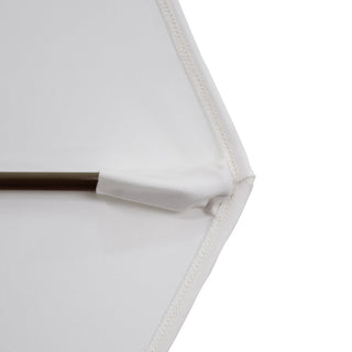 9' Bronze Collar Tilt Crank Aluminum Umbrella, Pacifica, Capri