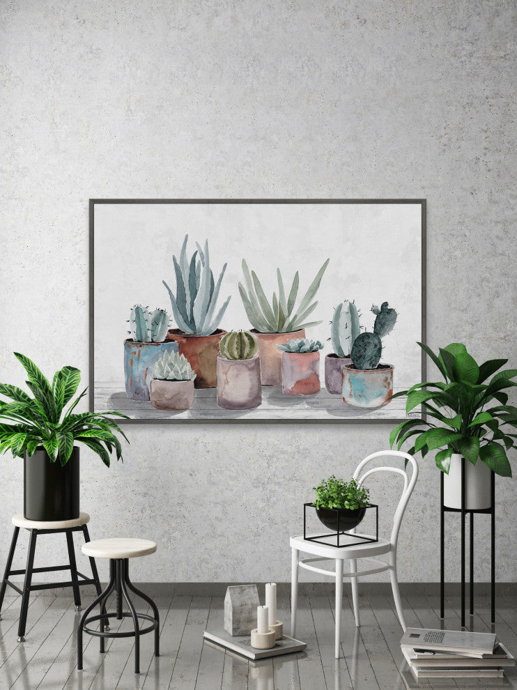 "Looks Amazing" Floater Framed Painting Print on Canvas