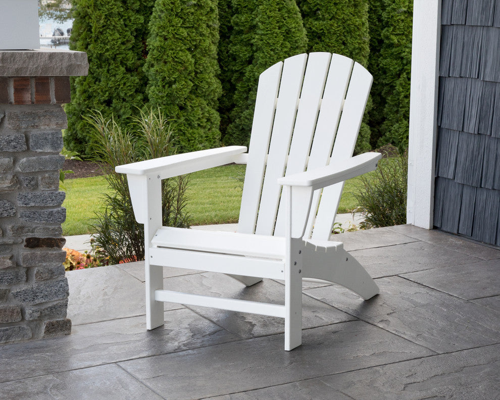 Nautical Adirondack Chair, Slate Gray