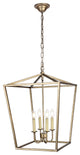 Maddox Collection Pendant, 17"x24.25", 4-Light, Vintage Silver