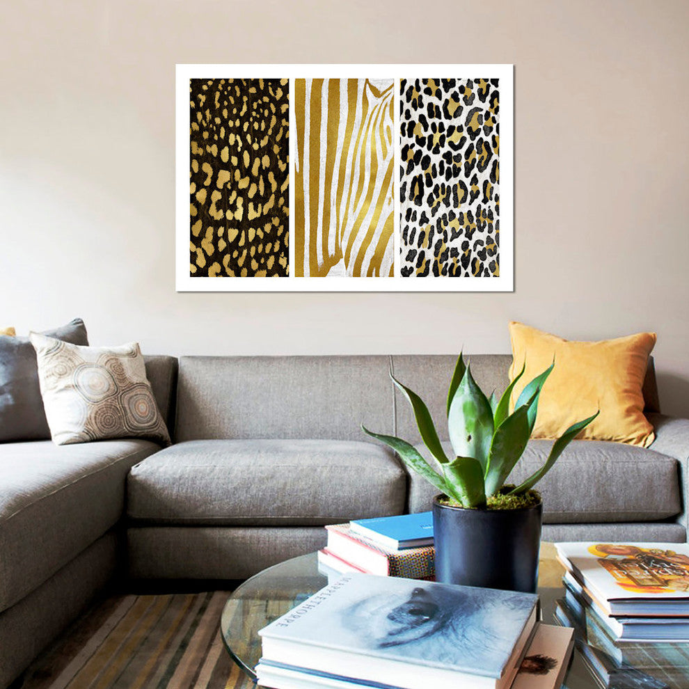 "Wild Trio I" by Ellie Roberts, Canvas Print, 26"x18"