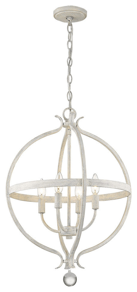 Callie 4-Light Country White Pendant