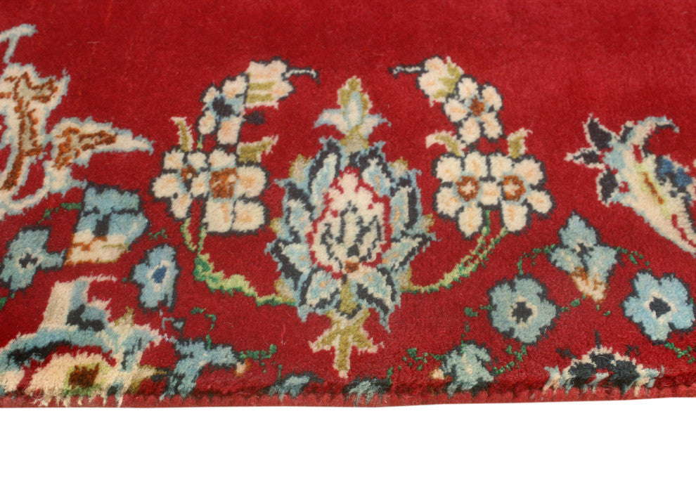 Fine Vintage Distressed Skyler Red/Blue Rug, 5'6x9'4