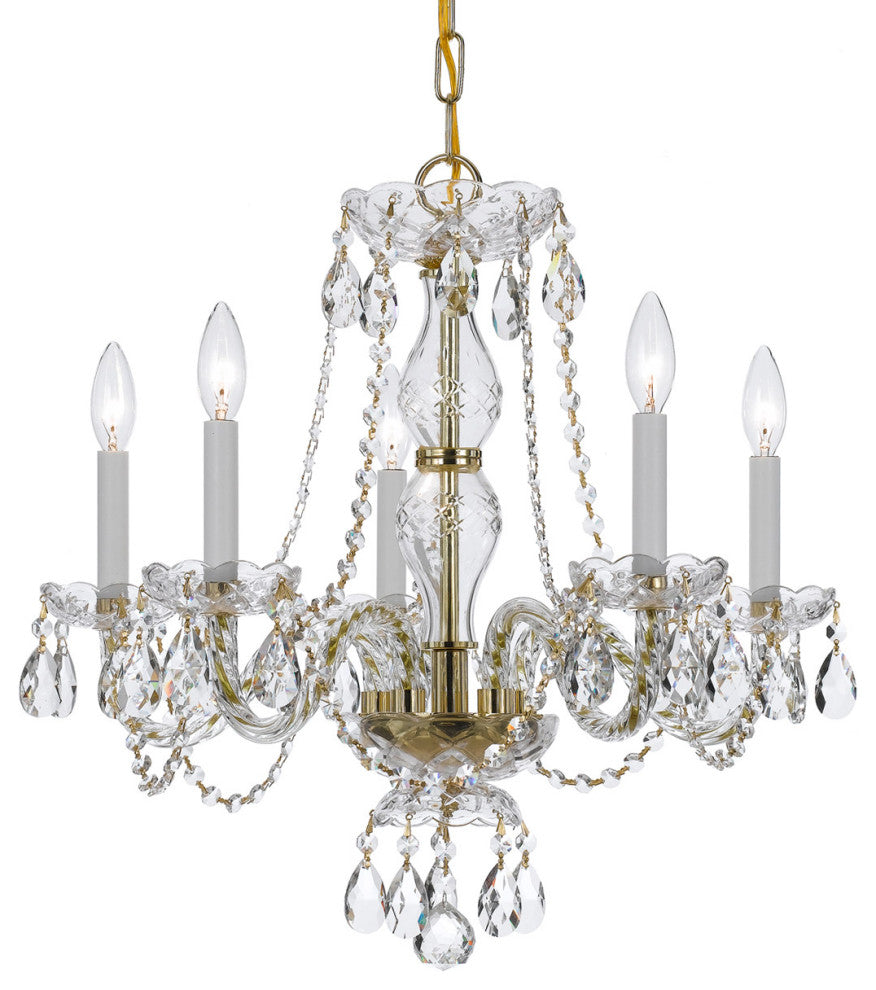Crystorama Traditional Crystal 5-Light Chandelier