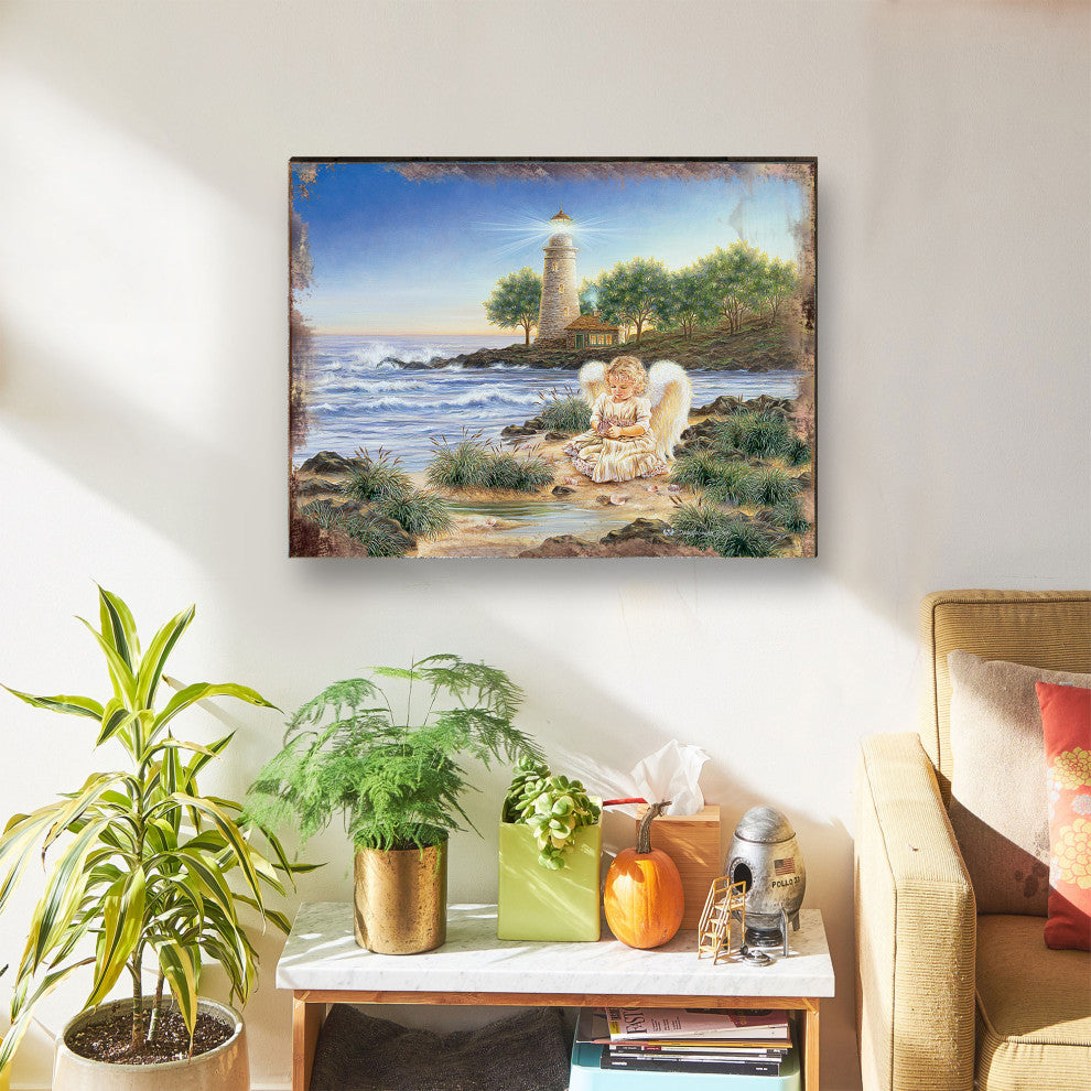A Little Joy Wooden Block, 36 X 24