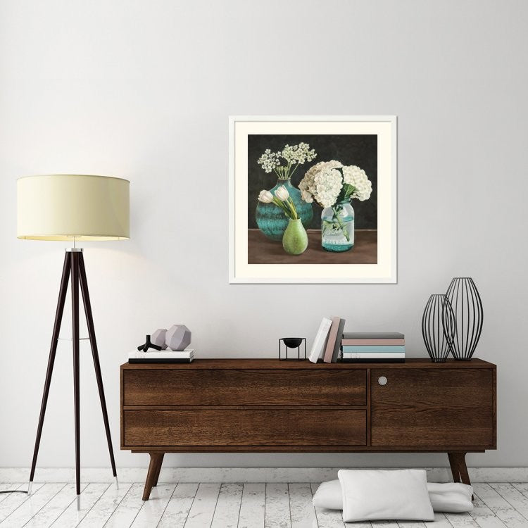 "Petit Fleuriste I" Framed Digital Print by Pierre Benson, 39x39"