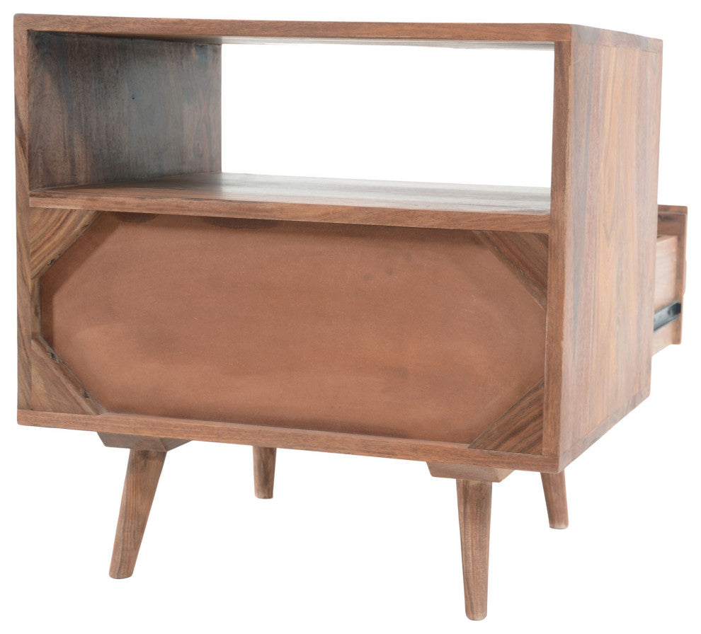 O2 Nightstand Brown