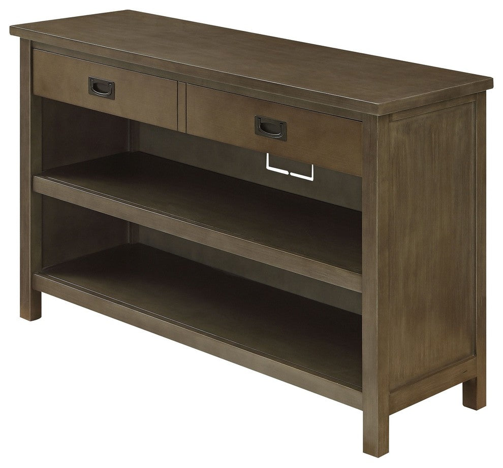 Fairview Console Table, Gray Oak