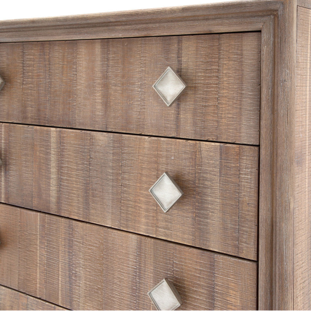 Hudson Ferry 6-Drawer Chest - Driftwood