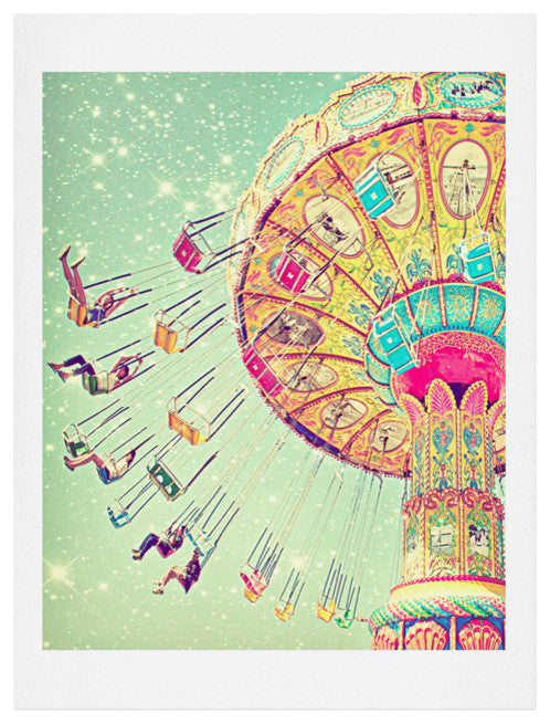 Deny Designs Shannon Clark Swinging Through Stars Art Print