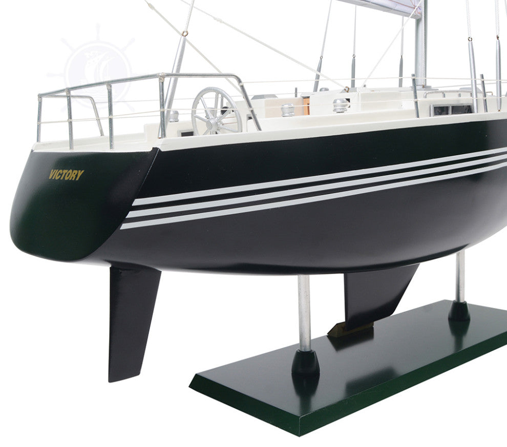 Victory Yacht Painted Wooden model sailing boat