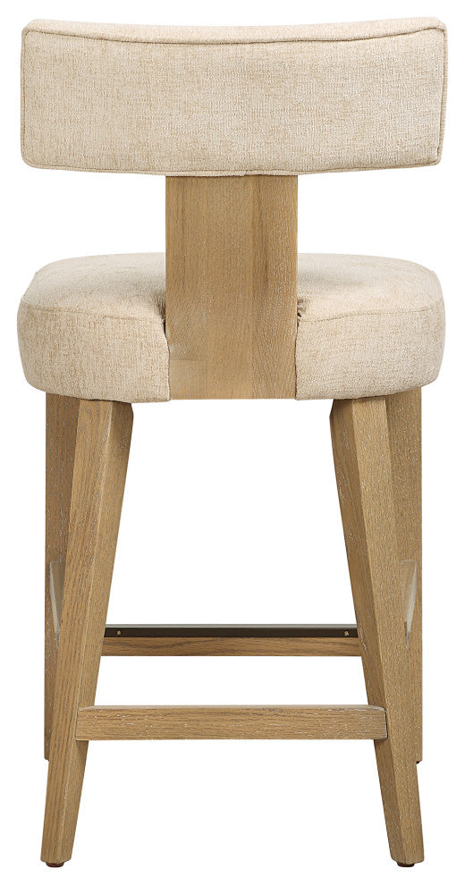 Uttermost Elysian Sand Counter Stool