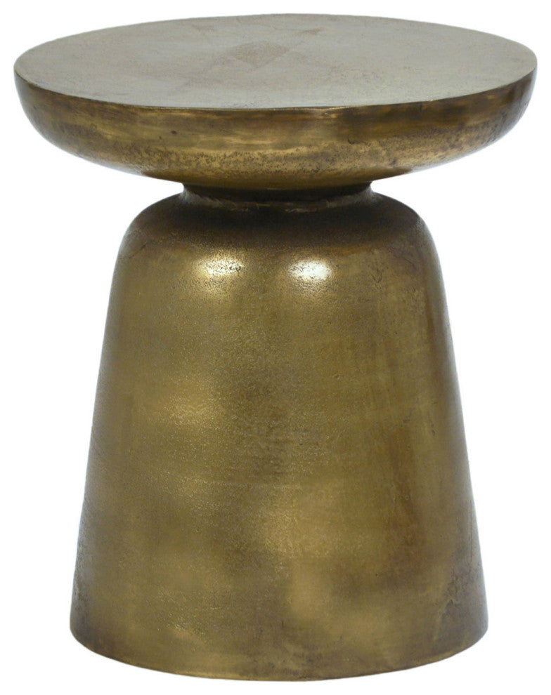 Ibiza Brass Finish Side Table