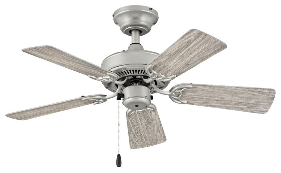 Hinkley Cabana 36" Indoor/Outdoor Ceiling Fan, Brushed Nickel