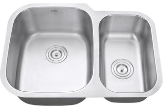 Ruvati RVM4500 Undermount Stainlesss Steel 29" Kitchen Sink Double Bowl