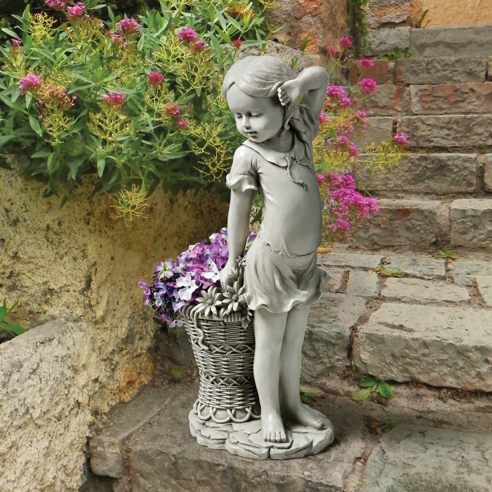 Francis the Flower Girl Statue