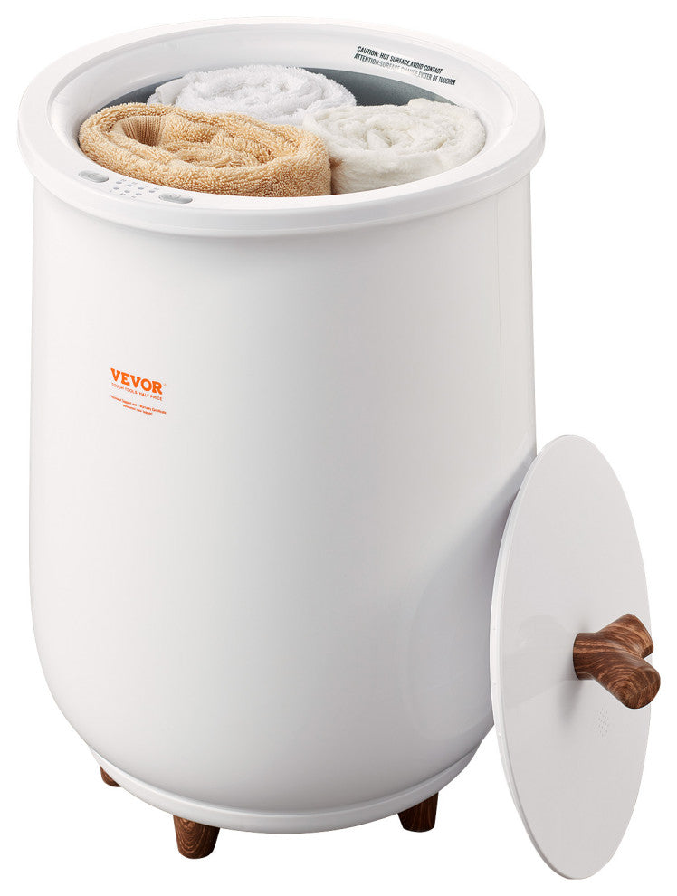 VEVOR Towel Warmer Bucket 20L Large Towel Warmers for Bathroom with LED Light