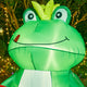 6'H Lighted Valentine's Inflatable Frog With Heart Decor
