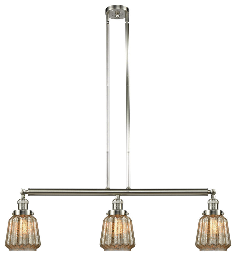 Innovations Lighting 213-Sn-G146-Led 3 Light Dimmable Led Island Light