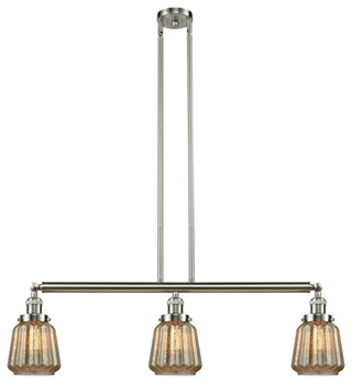 Innovations Lighting 213-Sn-G146-Led 3 Light Dimmable Led Island Light