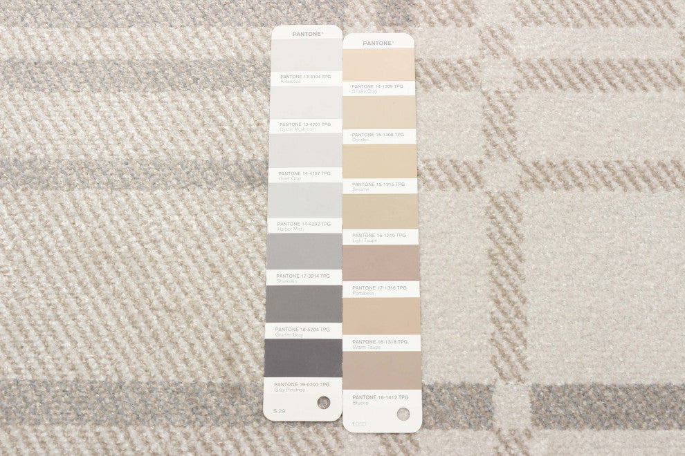 Aqua Roma Area Rug, Ivory, 2'6"x8'