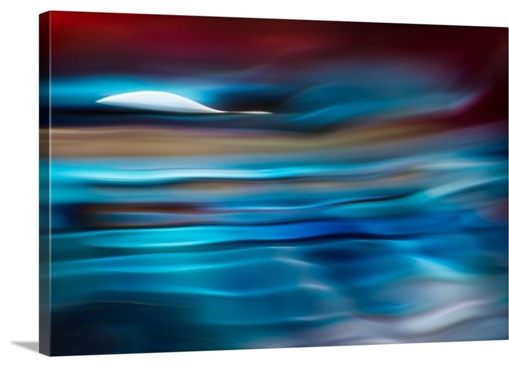 "Moonlit" Wrapped Canvas Art Print, 24"x16"x1.5"