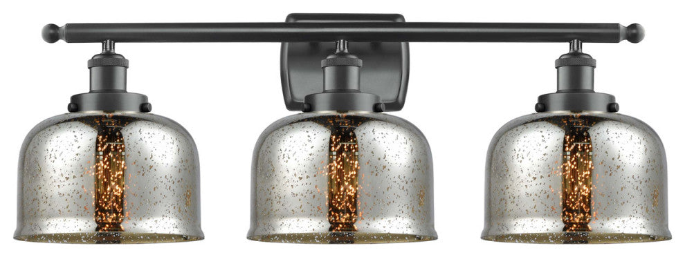 Innovations 916-3W-BK-G78-LED 3-Light Bath Vanity Light, Matte Black