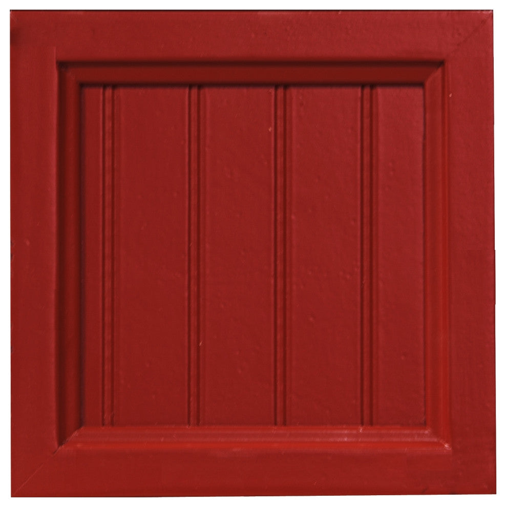 Modern Computer Armoire Desk, Persimmon Red