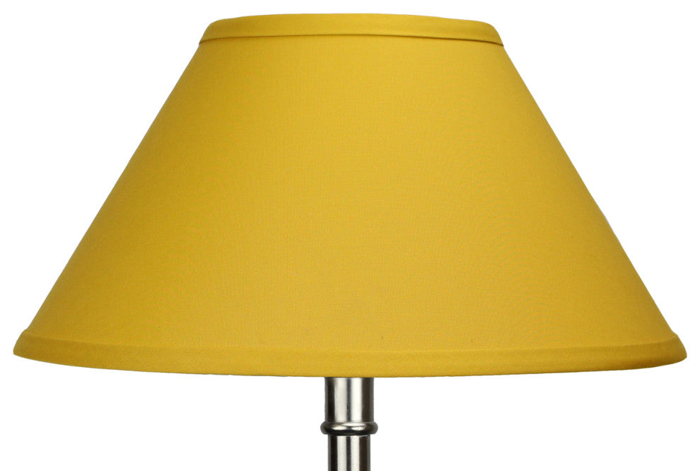 Fenchel Shades, 6"x14"x8" Spider Attachment Empire Lamp Shade, Linen Curry