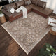 Indoor/Outdoor Marbella MB4 Mocha Machine Washable 5' x 7'6" Rug