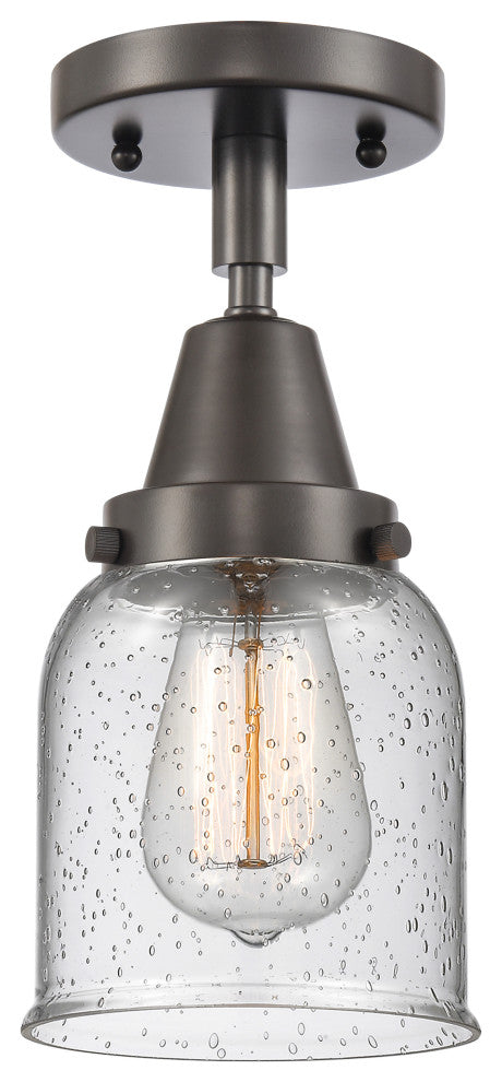 INNOVATIONS LIGHTING 447-1C-OB-G54-LED Small Bell Flush Mount