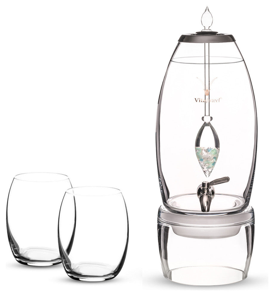 Water Dispenser, VitaJuwel Grande, Drinking Glass 6pc Set, Inner Purity