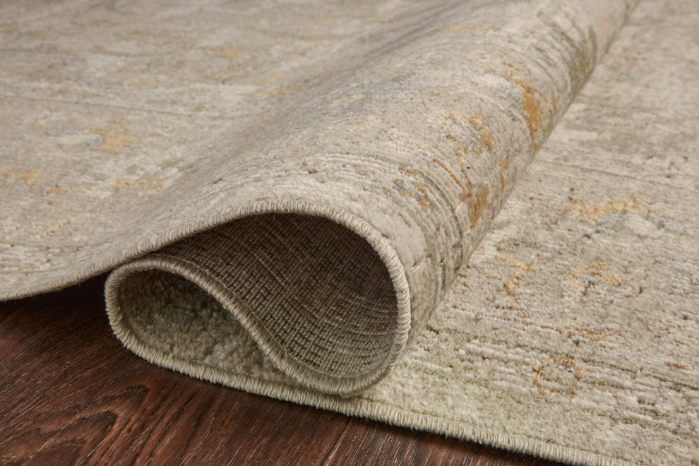 Chris Loves Julia x Loloi Rosemarie Ivory/Natural 5'-0" x 5'-0" Round Area Rug