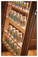 Wood Base Filler Pull Out Organizer for New Kitchen With Soft Close, 3"