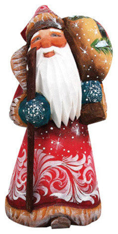 Winter Chorus Yuletide, Woodcarved Figurine