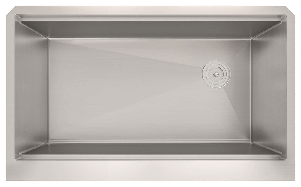 Sinber Single Bowl Kitchen Sink with 304 Stainless Steel Satin Finish, 33"x20" Workstation, Apron/Farmhouse