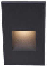 WAC Lighting LEDme Vertical Outdoor Step and Wall Light 120V, Black