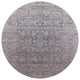 Ahgly Company Indoor Round Mid-Century Modern Area Rugs, 4' Round