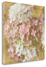 "Gilded Hydrangea II" By Sue Schlabach, Giclee Print on Gallery Wrap Canvas