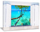 "Open Window To Gorgeous Seashore" Modern Seascape Wall Art, 40"x30"